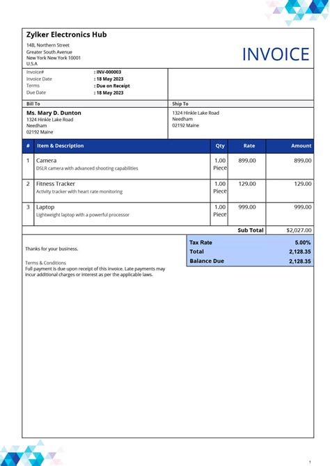 Down Payment Invoice: Download, create, customize, print.